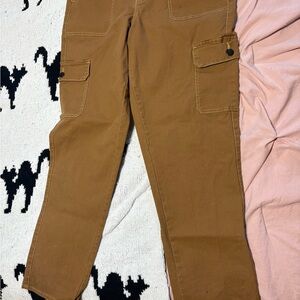 Empyre Tan Straight Leg Cargo Pants